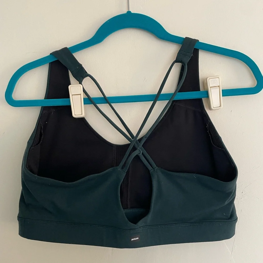Prana Everyday Bra in Dark Green XL - Picture 3 of 12